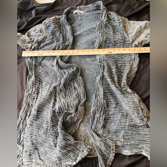 Jess & Jane Lag n’ Look Gray Kimino Women’s Large Style #M57-000 Bohemian - Picture 7 of 7